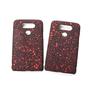 Handy H�lle Schutz Case Bumper Schale f�r LG G5 3D Sterne Rot