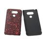 Handy H�lle Schutz Case Bumper Schale f�r LG G5 3D Sterne Rot