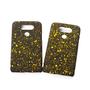 Handy H�lle Schutz Case Bumper Schale f�r LG G5 3D Sterne Gelb