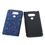 Handy H�lle Schutz Case Bumper Schale f�r LG G5 3D Sterne Blau
