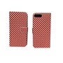 Handyh�lle Tasche f�r Handy Apple iPhone 7 Plus Polka Dot Rot