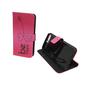 Handyh�lle Tasche f�r Handy Apple iPhone 7 Plus Be Happy Pink