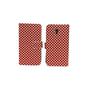 Handyh�lle Tasche f�r Handy Vodafone Smart Prime 7 Polka Dot Rot