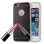 Apple iPhone 5 / 5s Handy H�lle Spiegel Mirror Soft-Case Schutz-Cover Schwarz
