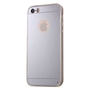 Apple iPhone 5 / 5s Handy H�lle Spiegel Mirror Soft-Case Schutz-Cover Silber