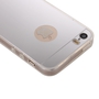 Apple iPhone 5 / 5s Handy H�lle Spiegel Mirror Soft-Case Schutz-Cover Silber