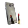 Samsung Galaxy J3 2016 Handy H�lle Spiegel Mirror Soft-Case Schutz-Cover Schwarz