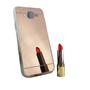 Samsung Galaxy J7 2015 Handy H�lle Spiegel Mirror Soft-Case Schutz-Cover Rose Gold