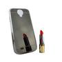 Samsung Galaxy S4 Handy H�lle Spiegel Mirror Soft-Case Schutz-Cover Schwarz