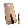 Samsung Galaxy S4 Handy H�lle Spiegel Mirror Soft-Case Schutz-Cover Rose Gold