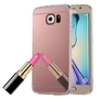 Samsung Galaxy S6 Handy H�lle Spiegel Mirror Soft-Case Schutz-Cover Rose Gold