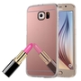 Samsung Galaxy S6 Edge Handy H�lle Spiegel Mirror Soft-Case Schutz-Cover Rose Gold