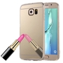 Samsung Galaxy S6 Edge Plus Handy H�lle Spiegel Mirror Soft-Case Schutz-Cover Gold