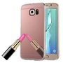 Samsung Galaxy S6 Edge Plus Handy H�lle Spiegel Mirror Soft-Case Schutz-Cover Rose Gold