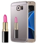 Samsung Galaxy S7 Handy H�lle Spiegel Mirror Soft-Case Schutz-Cover Silber