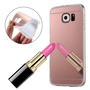 Samsung Galaxy S7 Edge Handy H�lle Spiegel Mirror Soft-Case Schutz-Cover Rose Gold