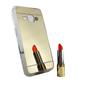 Samsung Galaxy J1 2016 Handy H�lle Spiegel Mirror Soft-Case Schutz-Cover Gold