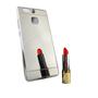 Huawei P9 Handy H�lle Spiegel Mirror Soft-Case Schutz-Cover Silber