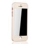 Handyh�lle Schutzh�lle f�r Apple iPhone 5 / 5s / SE Full Case Cover Displayschutz 360 Gold