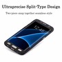  Handyh�lle Schutzh�lle f�r Samsung Galaxy S6 Edge Plus Full Case Cover Displayschutz 360 Schwarz