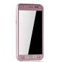 Handyh�lle Schutzh�lle f�r Samsung Galaxy J5 Full Case Cover Displayschutz 360 Rosa