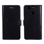 Schutz H�lle Blumen f�r Handy Huawei P9 Schwarz