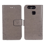 Schutz H�lle Blumen f�r Handy Huawei P9 Grau