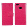 Schutz H�lle Blumen f�r Handy Huawei P9 Lite Pink