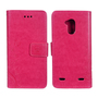 Schutz H�lle Blumen f�r Handy ZTE Blade V7 Lite Pink