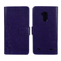 Schutz H�lle Blumen f�r Handy ZTE Blade V7 Lite Violett