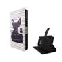 Handyh�lle Tasche f�r Handy Samsung Galaxy A3 2016 B�ser Hund Wei�