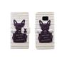Handyh�lle Tasche f�r Handy Samsung Galaxy S7 B�ser Hund Wei�