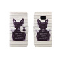 Handyh�lle Tasche f�r Handy Samsung Galaxy S7 B�ser Hund Wei�