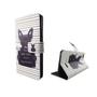Handyh�lle Tasche f�r Handy Wiko Lenny 2 B�ser Hund Wei�