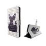 Handyh�lle Tasche f�r Handy Wiko Robby B�ser Hund Wei�