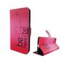 Handyh�lle Tasche f�r Handy Sony Xperia XZ Be Happy Pink
