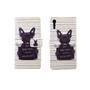 Handyh�lle Tasche f�r Handy Sony Xperia XZ B�ser Hund Wei�