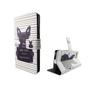Handyh�lle Tasche f�r Handy Sony Xperia X Compact B�ser Hund Wei�