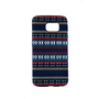 Handyh�lle aus Stoff-Case f�r Samsung Galaxy S7 Cover Etuis Bumper Schale Blau