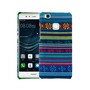 Handyh�lle aus Stoff-Case f�r Huawei P9 Lite Cover Etuis Bumper Schale Blau