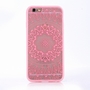 Handy H�lle Mandala f�r Apple iPhone 6 / 6s Design Case Schutzh�lle Motiv Kreis Cover Tasche Bumper Rosa