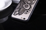 Handy H�lle Mandala f�r Apple iPhone 6s Plus Design Case Schutzh�lle Motiv Bl�te Cover Tasche Bumper Schwarz