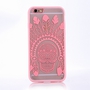 Handy H�lle Mandala f�r Apple iPhone 7 Design Case Schutzh�lle Motiv Federn Totenkopf Cover Tasche Bumper Rosa