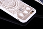 Handy H�lle Mandala f�r Samsung Galaxy J3 2016 Design Case Schutzh�lle Motiv Federn Totenkopf Cover Tasche Bumper Wei�