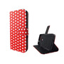 Handyh�lle Tasche f�r Handy Google Pixel Polka Dot Rot