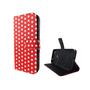 Handyh�lle Tasche f�r Handy Google Pixel XL Polka Dot Rot