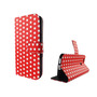 Handyh�lle Tasche f�r Handy Huawei Nova Polka Dot Rot