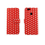 Handyh�lle Tasche f�r Handy Huawei Nova Polka Dot Rot