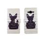 Handyh�lle Tasche f�r Handy Samsung Galaxy J3 B�ser Hund Wei�