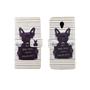 Handyh�lle Tasche f�r Handy Vodafone Smart Prime 7 B�ser Hund Wei�